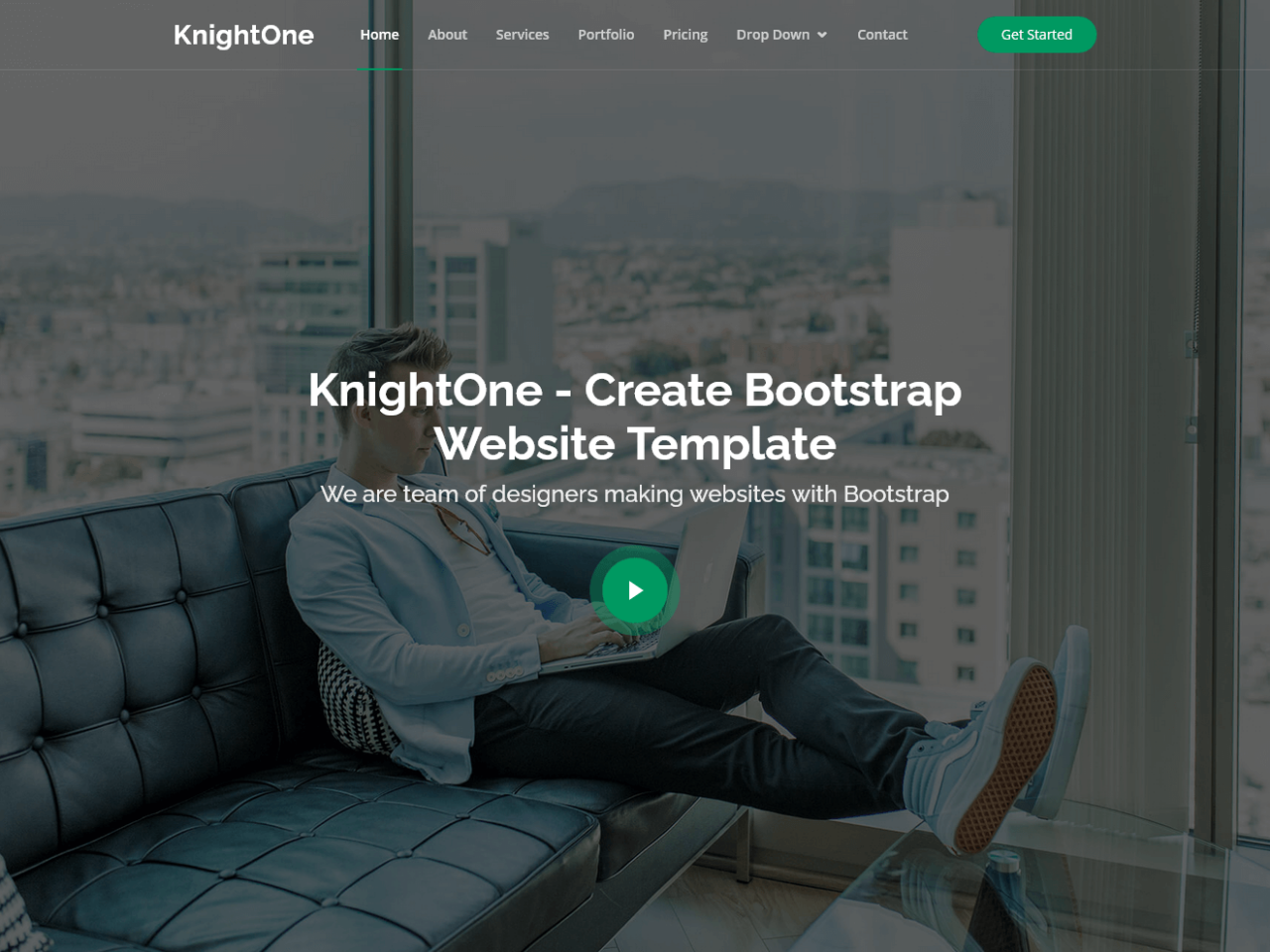 KnightOne - 一个页面引导模板