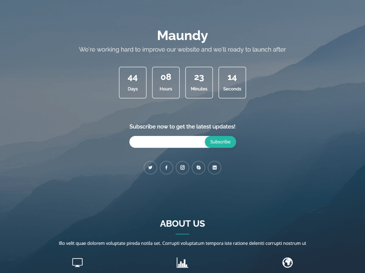 Maundy - 免费模板Bootstrap 主题