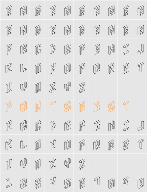 3D Isometric 映射图